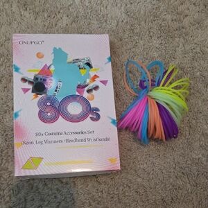 Neon 80s Costume Accessories Set